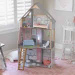 Casuta pentru papusi din lemn MDF Alina DollHouse de la KidKraft